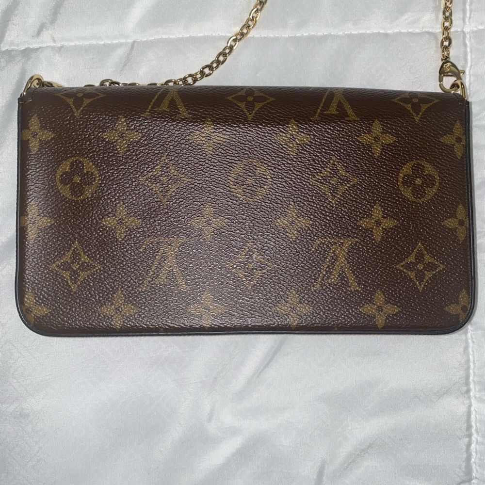 Louis Vuitton Monogram Brown Pochette Felicie Crossbody Bag - Picture 2 of 7